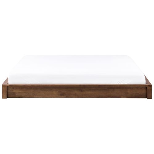 Lit Sans Tête De Lit Bois Antras 160 X 200 Cm Marron Foncé