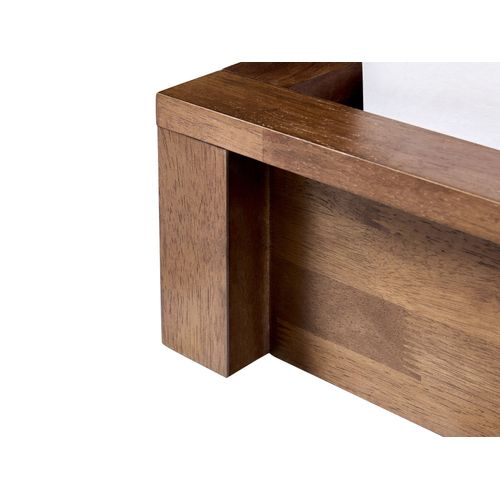 Lit Sans Tête De Lit Bois Antras 160 X 200 Cm Marron Foncé