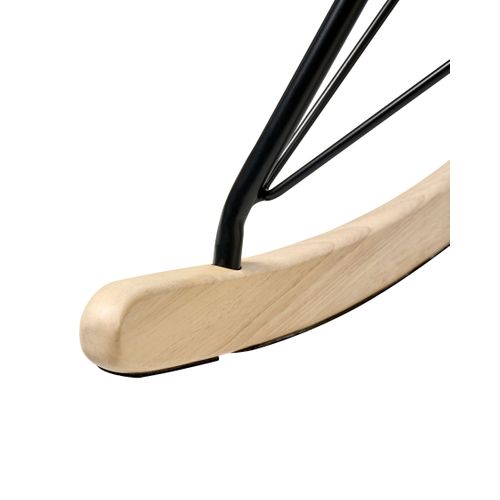 Fauteuil à Bascule Akra Fourrure Synthétique Beige Clair