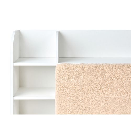 Lit Avec Tiroirs De Rangement Bizou 160 X 200 Cm Blanc