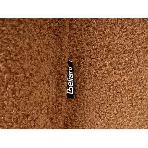 Pouf Mancos Bouclé Marron Doré