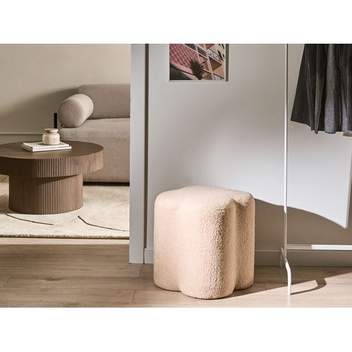 Pouf Mancos Bouclé Beige