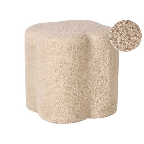 Pouf Mancos Bouclé Beige