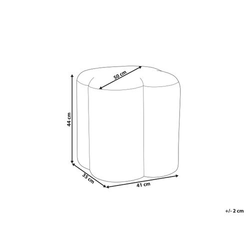 Pouf Mancos Bouclé Beige