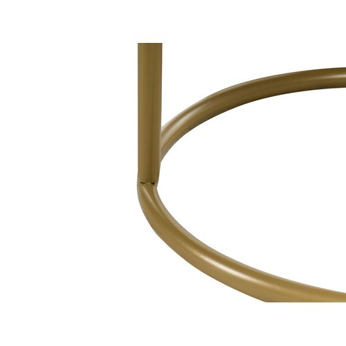 Repose-pied Delco Velours Blanc Cassé