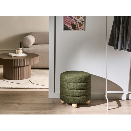 Pouf Chilly Bouclé Vert