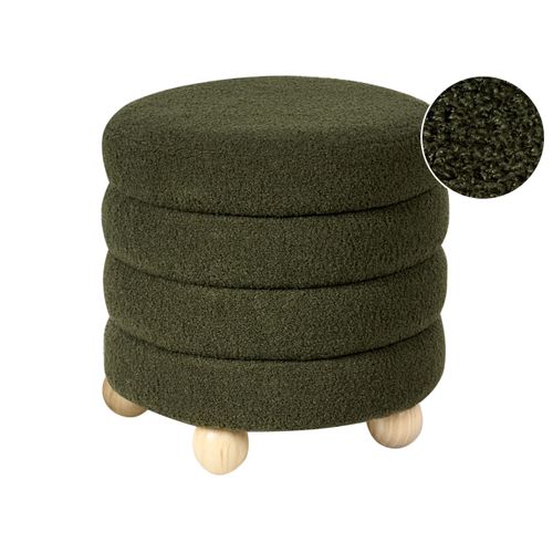 Pouf Chilly Bouclé Vert