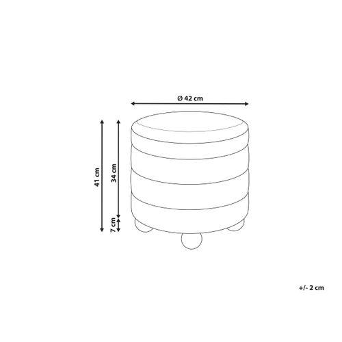 Pouf Chilly Bouclé Vert