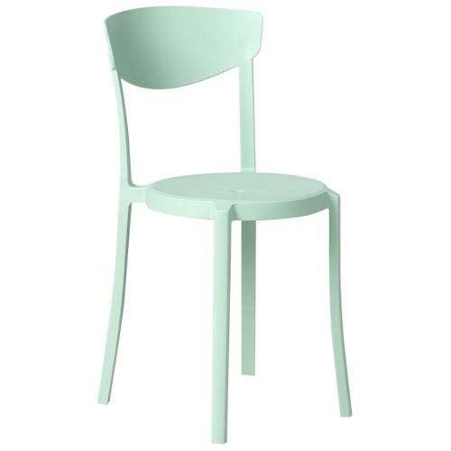Lot De 4 Chaises De Jardin Vieste Vert Menthe