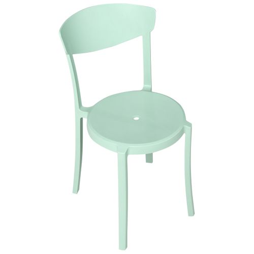 Lot De 4 Chaises De Jardin Vieste Vert Menthe