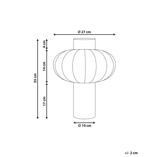 Lampe à Poser Abens Bois Noir