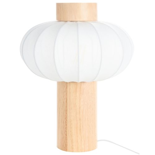 Lampe à Poser Abens Bois Marron Clair