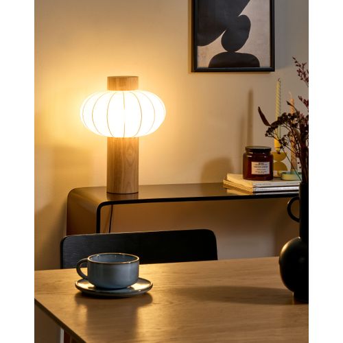 Lampe à Poser Abens Bois Marron Clair