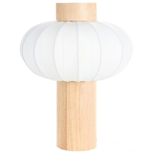 Lampe à Poser Abens Bois Marron Clair