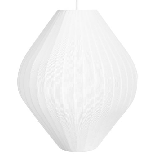Lampe Suspension Alme Tissu Blanc