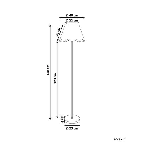 Lampadaire Salm Rotin Naturel