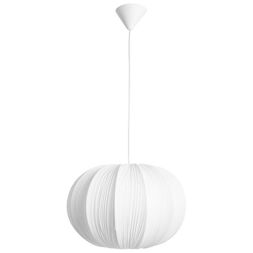 Lampe Suspension Oker Tissu Blanc