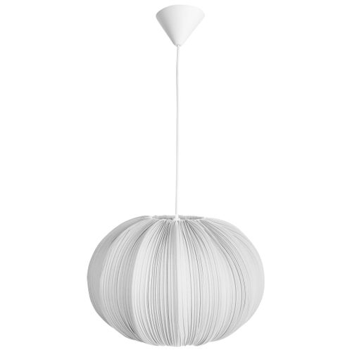 Lampe Suspension Oker Tissu Gris