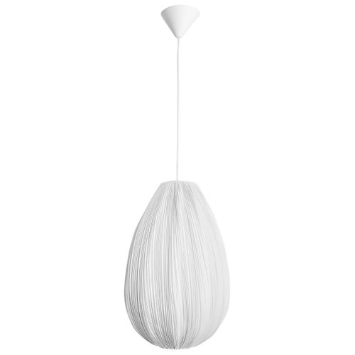 Lampe Suspension Gera Tissu Gris