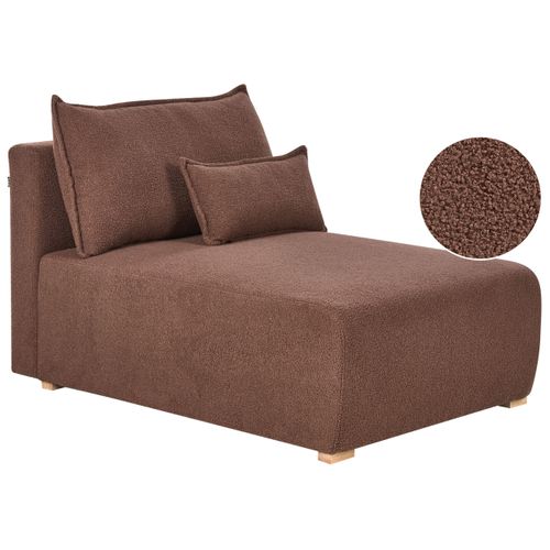 Chaise Longue Nerbo Bouclé Marron