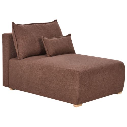 Chaise Longue Nerbo Bouclé Marron