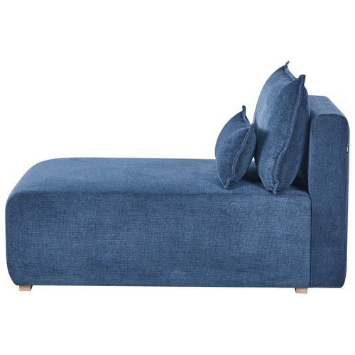 Chaise Longue Nerbo Tissu Bleu