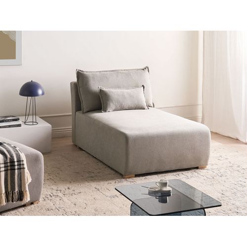 Chaise Longue Nerbo Tissu Gris
