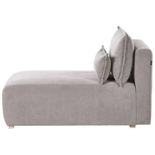 Chaise Longue Nerbo Tissu Gris