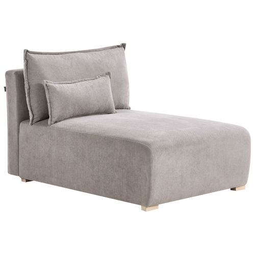 Chaise Longue Nerbo Tissu Gris