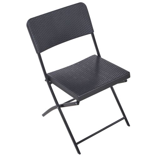 Ensemble Pour Bistro Pliant Trappeto Noir