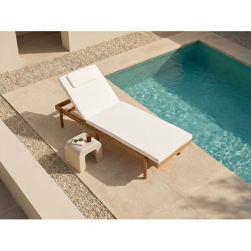 Transat Avec Coussin Marcetelli Acacia Blanc