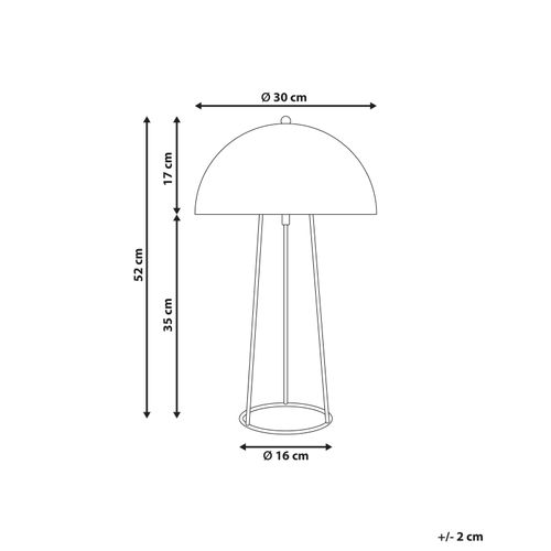 Lampe à Poser Mopan Métal Noir