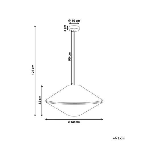 Lampe Suspension Caves Corde En Papier Naturel