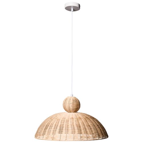 Lampe Suspension Suerte Rotin Naturel