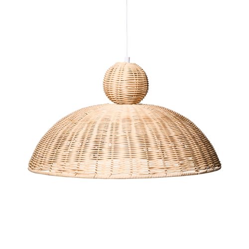 Lampe Suspension Suerte Rotin Naturel