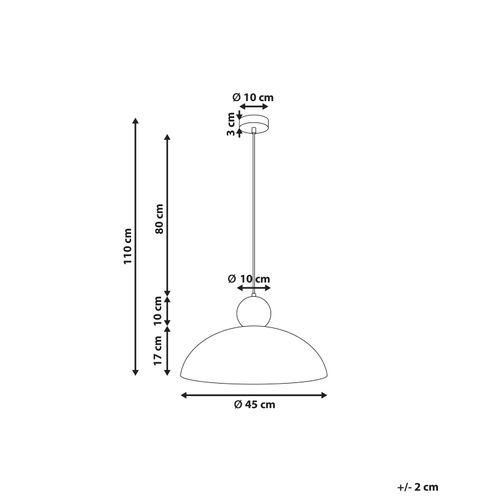 Lampe Suspension Suerte Rotin Naturel