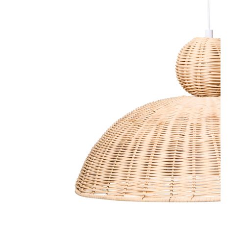 Lampe Suspension Suerte Rotin Naturel