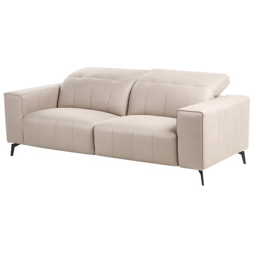 Ensemble De Salon 6 Places Ommel Cuir Pu Taupe