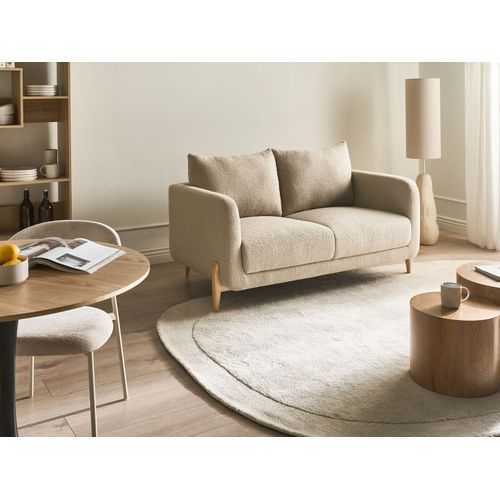 Canapé 2 Places Gimo Bouclé Beige