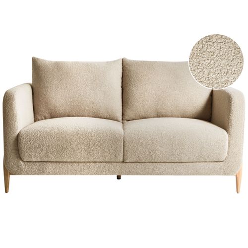 Canapé 2 Places Gimo Bouclé Beige