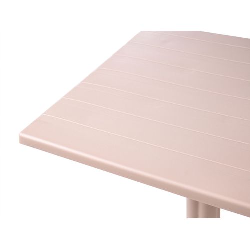 Table De Bar De Jardin Lemnos 60 Cm 60 Cm Beige