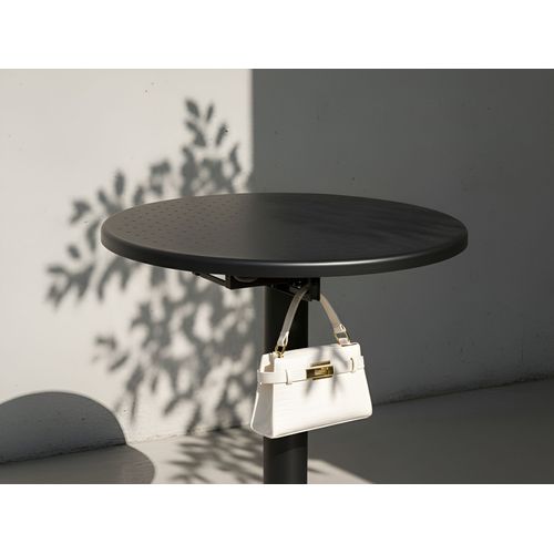 Table De Bar De Jardin Legrena 60 Cm 60 Cm Noir