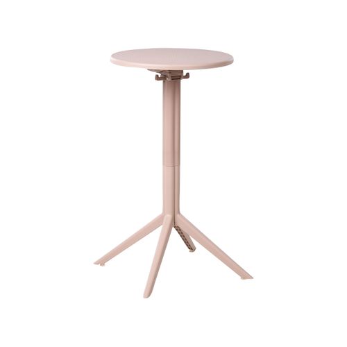 Table De Bar De Jardin Legrena 60 Cm 60 Cm Beige