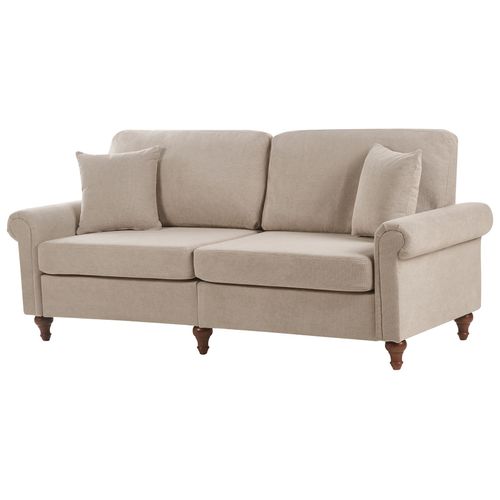 Ensemble De Salon 5 Places Ginnerup Tissu Taupe