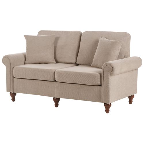 Ensemble De Salon 5 Places Ginnerup Tissu Taupe