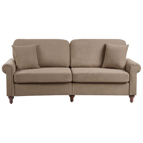 Ensemble De Salon 5 Places Ginnerup Tissu Marron