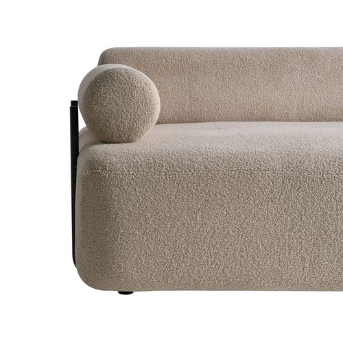 Canapé 2 Places Elva Bouclé Beige