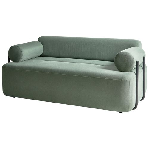 Canapé 2 Places Elva Tissu Vert Clair