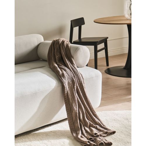 Canapé 2 Places Elva Tissu Blanc Cassé