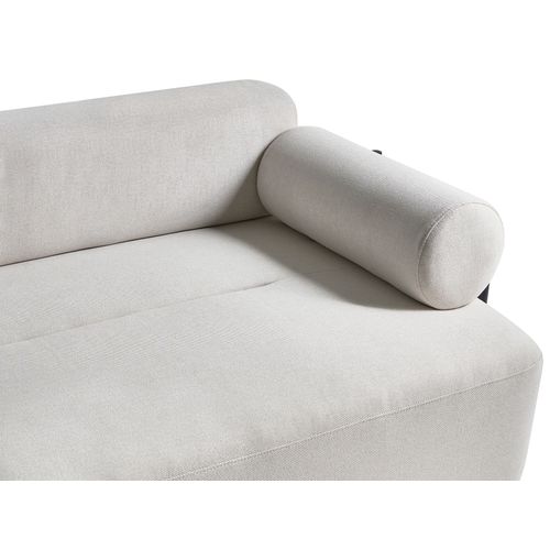 Canapé 2 Places Elva Tissu Blanc Cassé